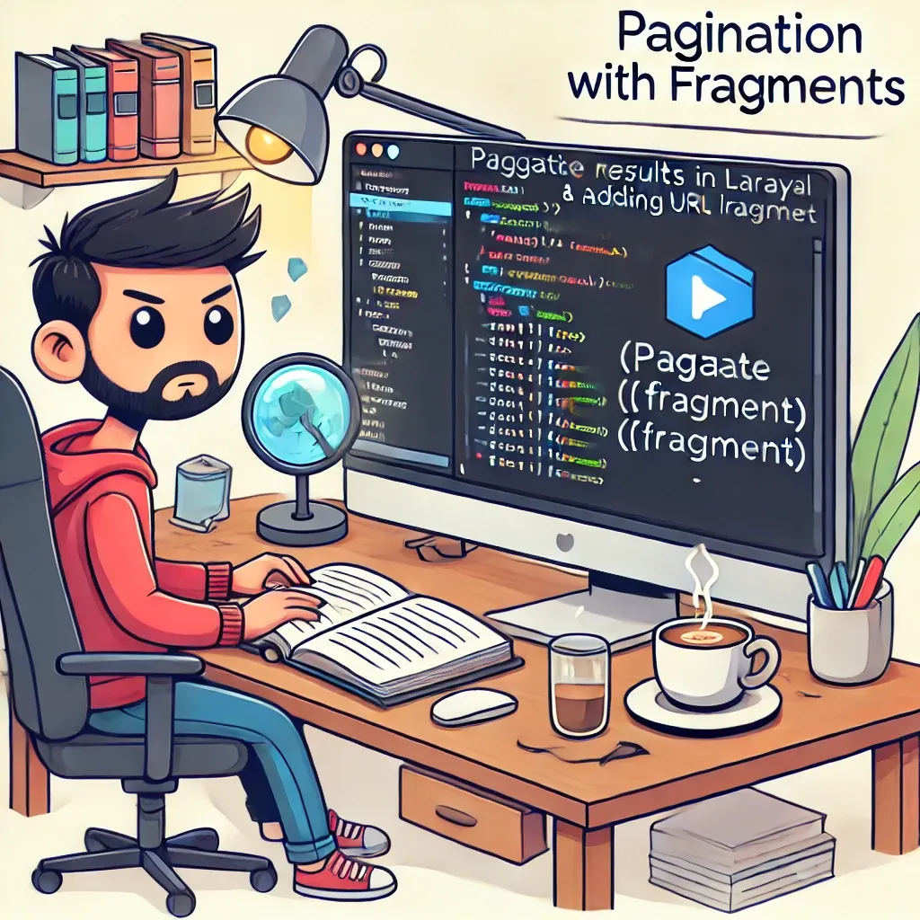 Enhancing Pagination Links with URL Fragments in Laravel