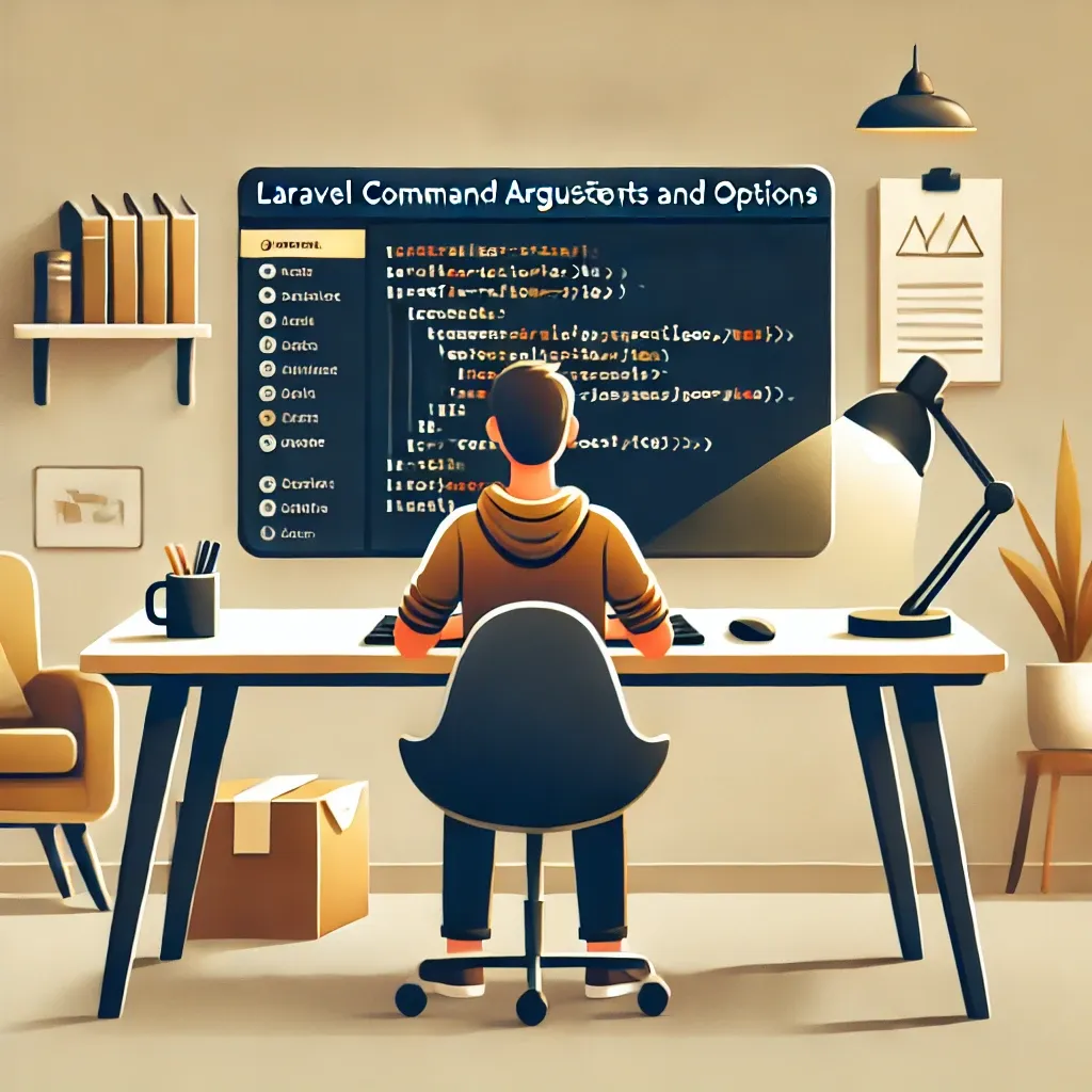Accessing Command Arguments and Options in Laravel